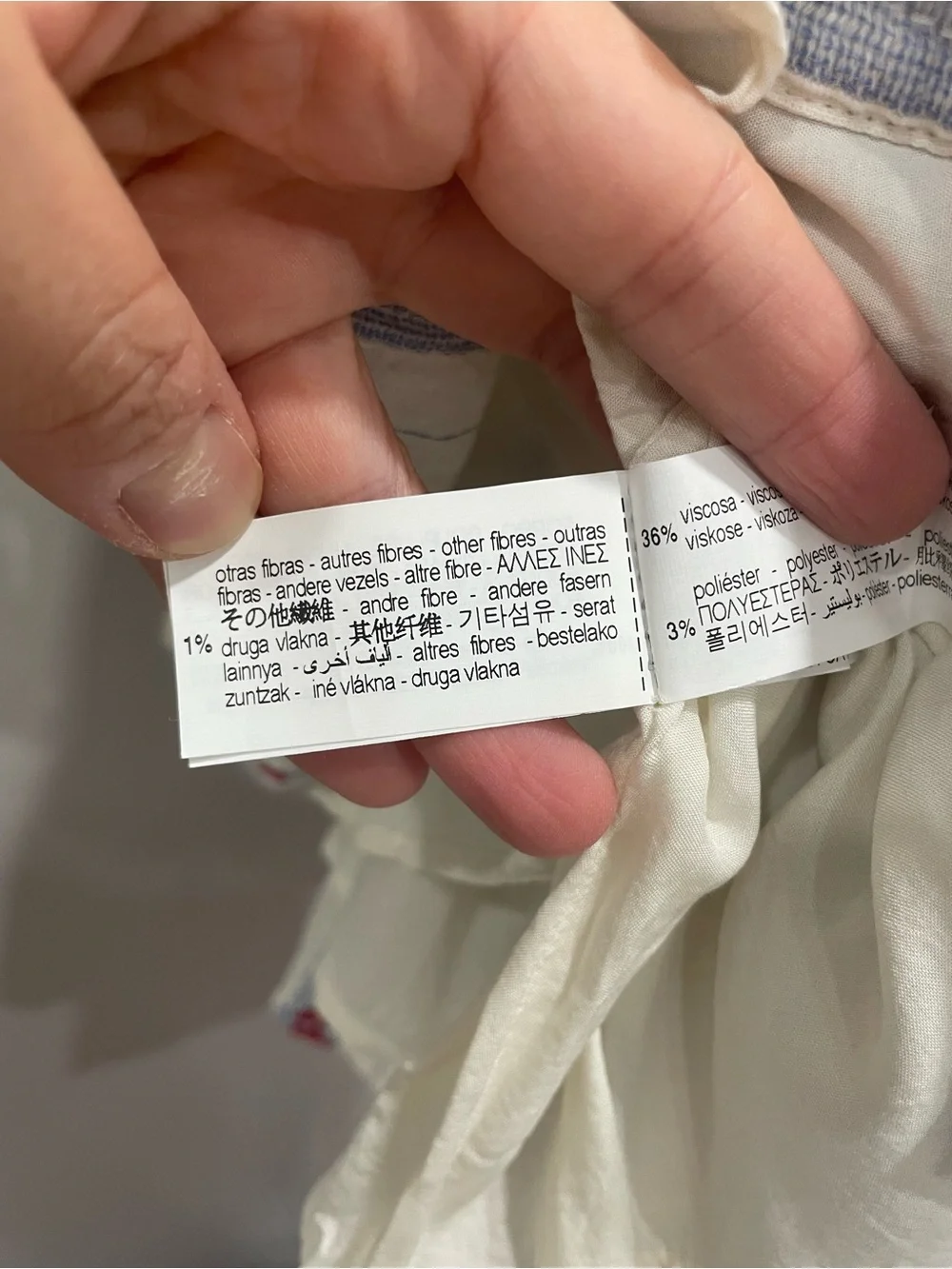 Zara lightweight white